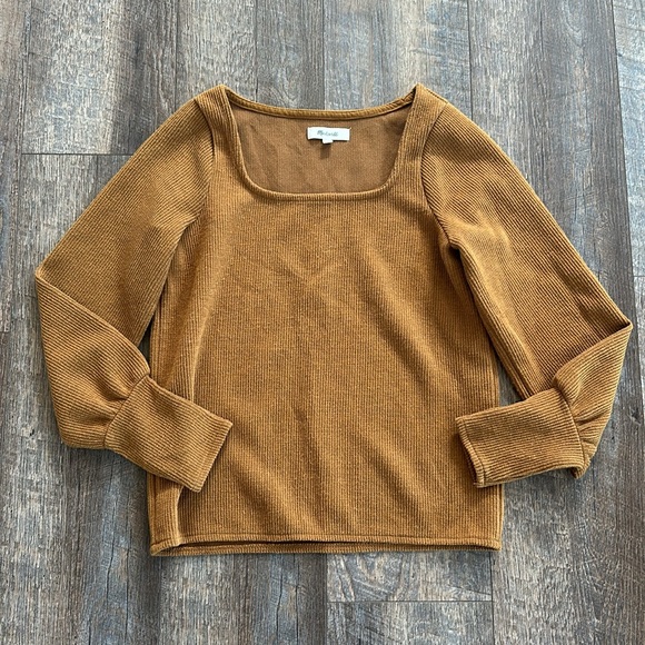 Madewell ottoman sqaure neck in autumn - Picture 15 of 16